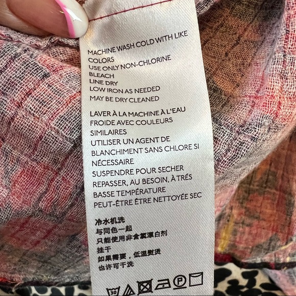 Free People Mika Maxi Dress Sunset Dreams Combo Halter Dress. Sz L - Picture 16 of 16